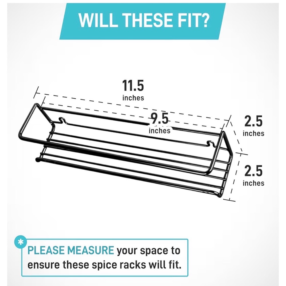 NEW — Black Spice Rack Organizer by Ultimate Hostess - Picture 5 of 7